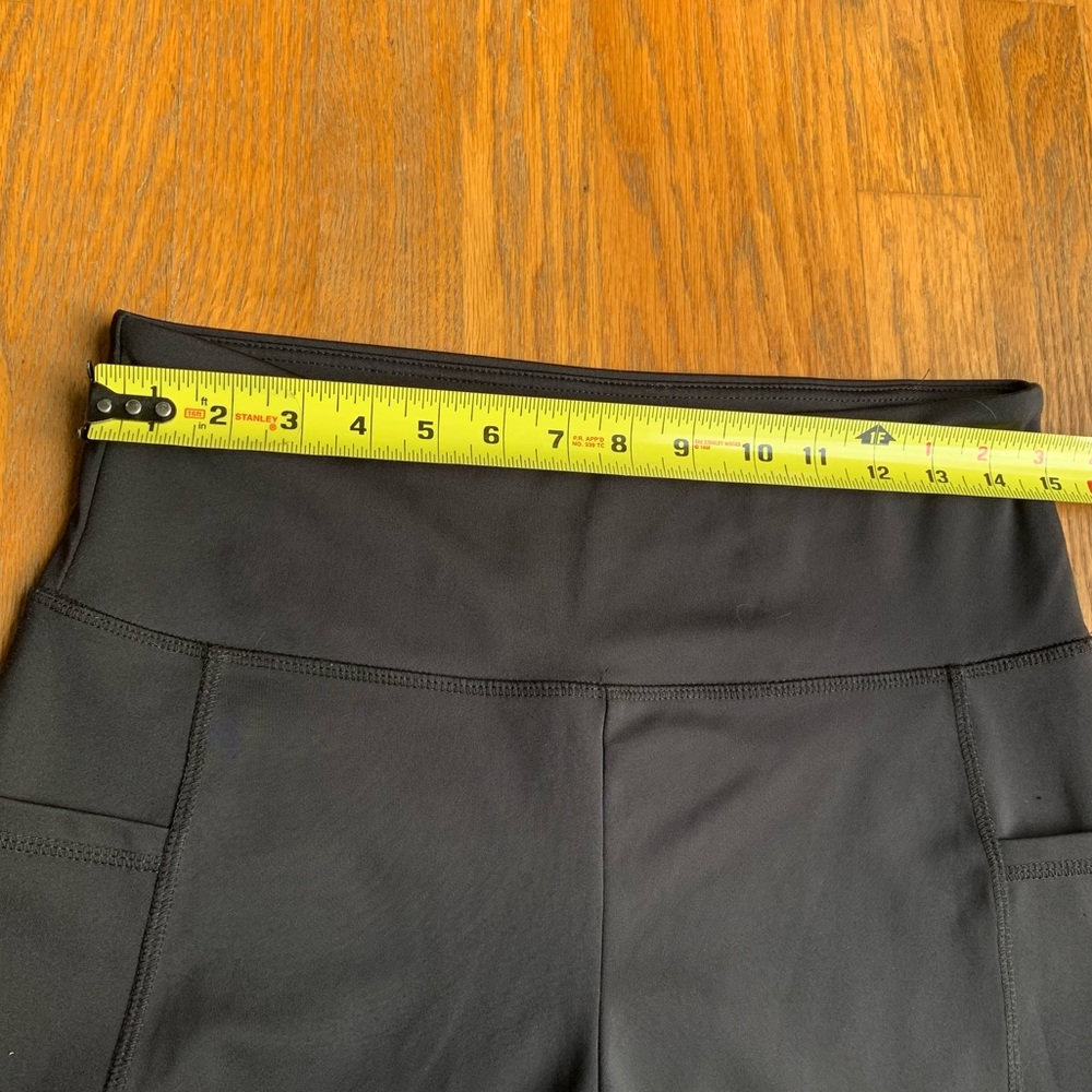 Marika mesh crystal Dye Yoga Capris mckenna black purple pink - Picture 7 of 10